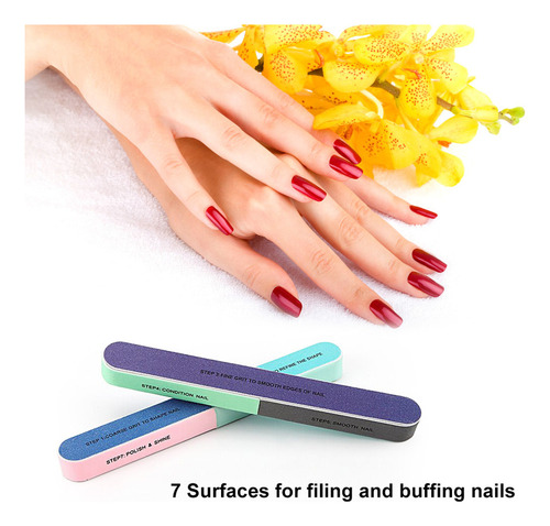 M Kit De Limas Y Pulidores De Uñas: Herramienta Para Pulir