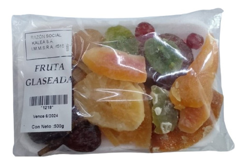 Frutas Glaseadas Surtidas 500gr