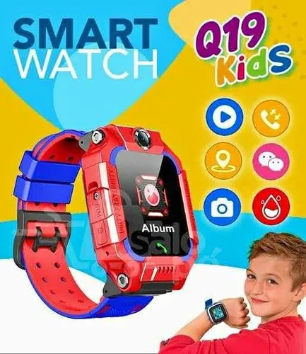 Smart Watch Niños Q19 Con Chip Llamadas, Rastreo Y Cámara Morado - Promart