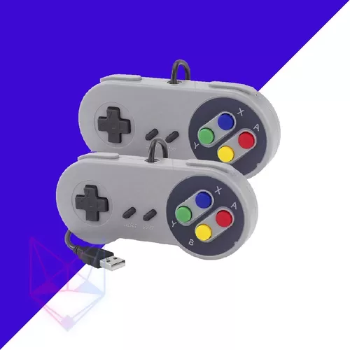 Controle Joystick Super Nintendo Usb Pc/ Raspberry Emulador em Promoção na  Americanas