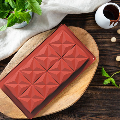 Moldes Energéticos Para Magdalenas Con Forma De Chocolate De