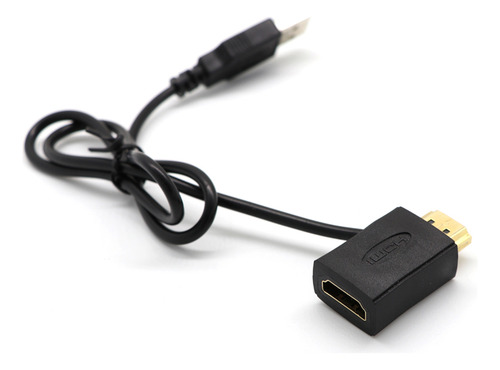 Conector Macho Para Fêmea+cabo De Carregador Usb 2.0 Splite