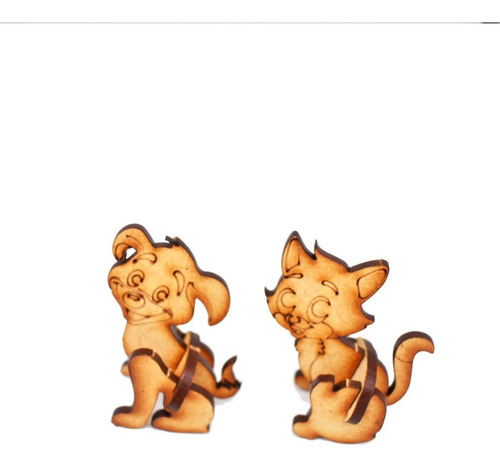 Imagen 1 de 5 de Para Armar - Xion Games Cartoons - Perro Y Gato