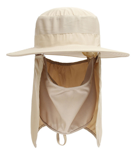 Sombrero De Pescador Transpirable Que Cubre La Cara Con Prot