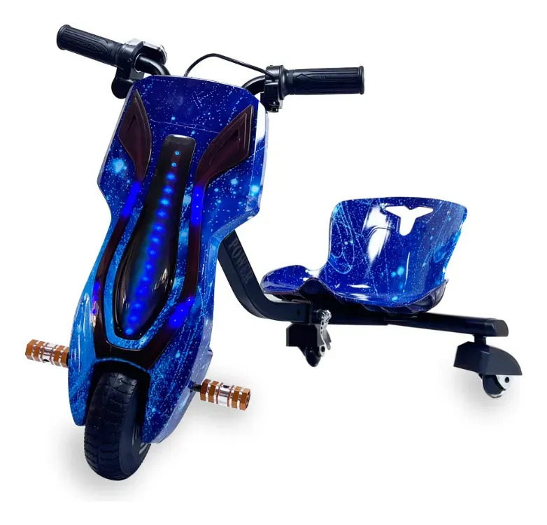 Patinete Triciclo Infantil Drift Elétrico 250w 36v 90kg 15km