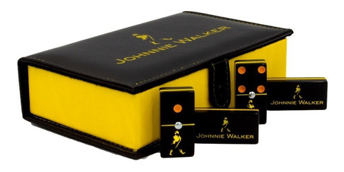 Dominó Johnnie Walker, 100% Acrílico. Estuche Tipo Libro