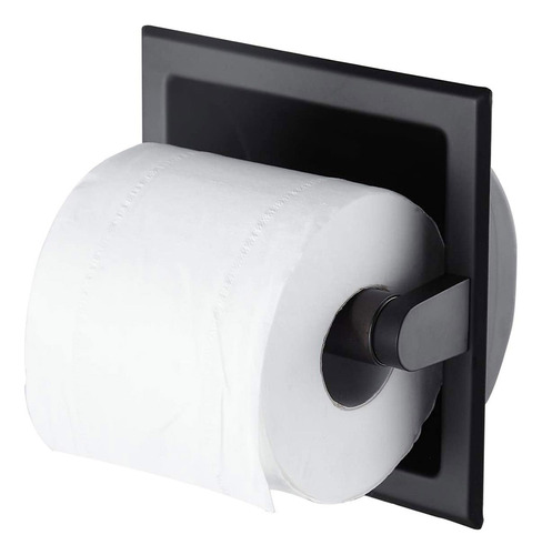 Bnb Soporte De Papel Higiénico Integrado Negro