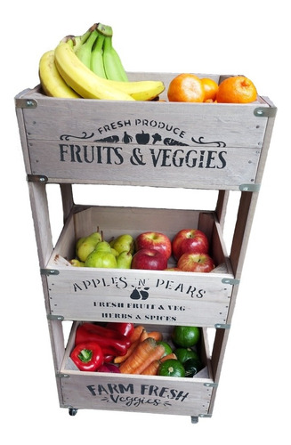 Carrito Organizador De Cocina Frutas Verduras 