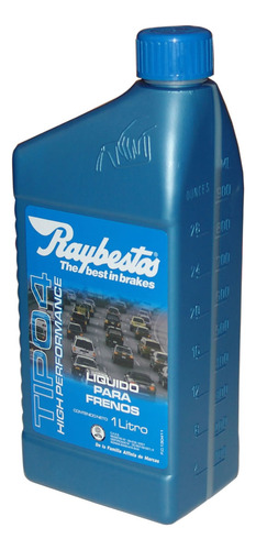 Liquido De Freno Raybestos 1 Litro Dot 4 High Performance