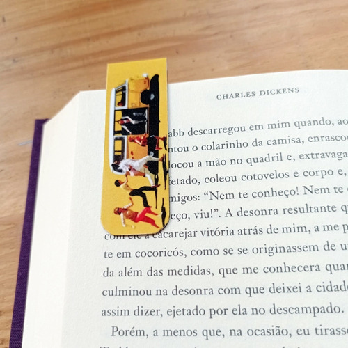 Imagem 3 de 8 de Marcador De Página Magnético Kit 4 Marcadores Filmes Cinema