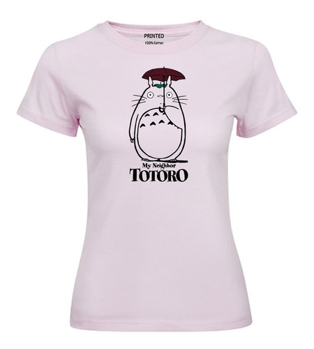 Polera Mujer Estampado Mi Vecino Totoro