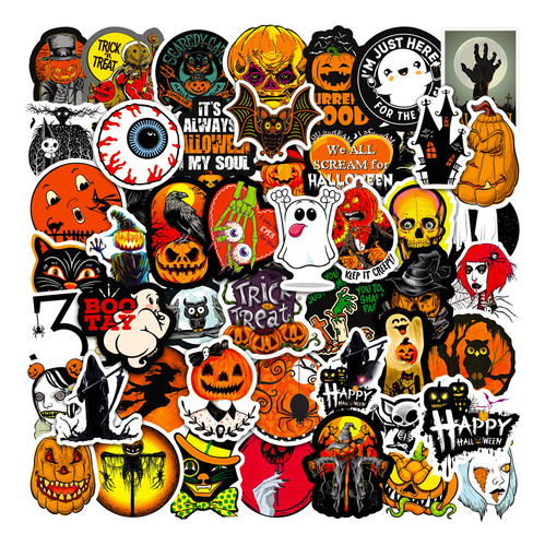 Adesivos Horror Skull Para Crianças E Decalques Góticos