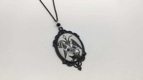 Collar Baphomet Encapsulado Goth Gotico Dark