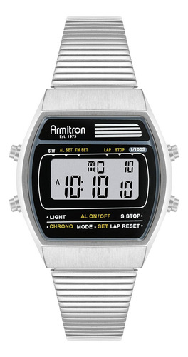 Relógio masculino Armitron Sport Retro com cronógrafo, placa