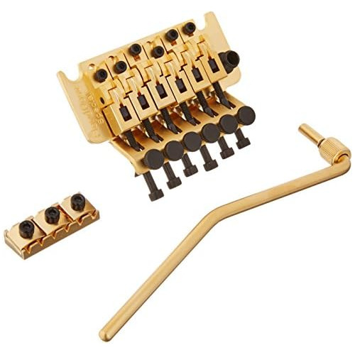 Puente Tremolo De Especial Tuerca R2sg, Color Oro Satin...
