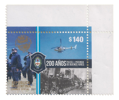 Argentina - Sello Policía De Bs. As. - Año 2021 - Gj 4399