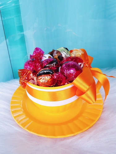 Imagem 5 de 5 de Cesta Xícara Chocolate Bombons Cacau Show Presente Especial