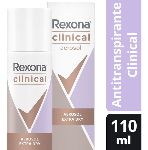 Rexona Clinical Desodorante En Aerosol Dry 110ml