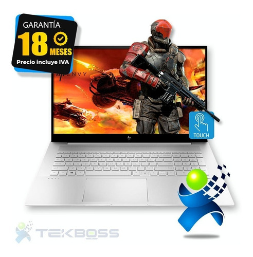 Imagen 1 de 9 de Laptop Hp Envy Core I7 +12gb +512gb Ssd+ Touch 17 + Nvidia
