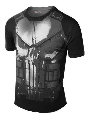 Remera The Punisher Slim Fit Ranwey Pr277