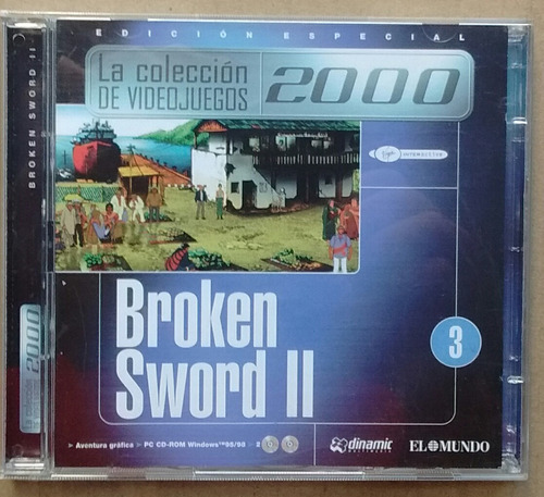 Broken Sword 2 Virgin Interactive 2000 Núm 3  + Estuche Bsw1