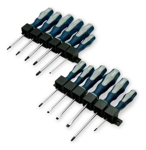 Kit Destornillador Bremen 12pz Phillips Plano Torx 7802 