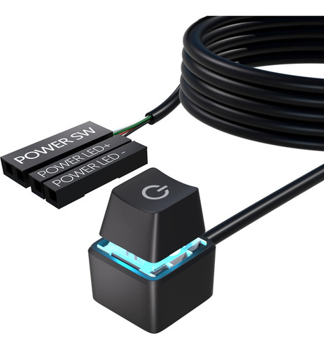 Boton Encendido Apagado Para Pc Push Externo Cableado