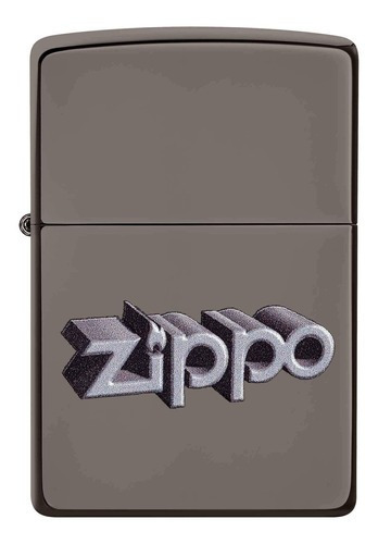 Isqueiro Zippo Black Ice Logo Zippo Design 3d