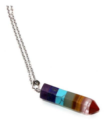 Collar Cuarzo 7 Chakras Dayoshop