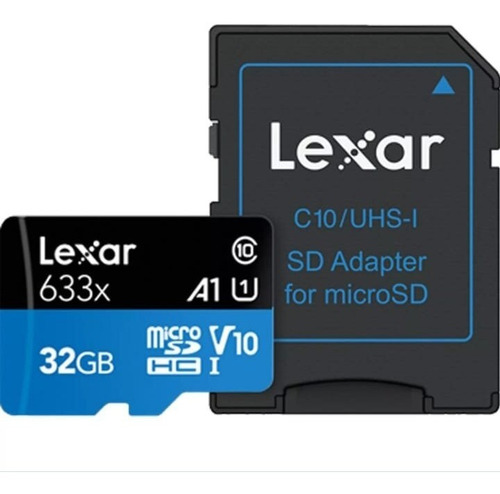 Dois Micro Sd 32gb Lexar Adaptador Sd Lsdmi32gabap633n 95 Mb
