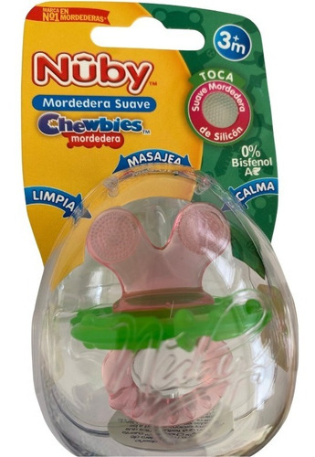 Nuby Mordedera Chewbies Calmante Diseño A Elegir +3m 