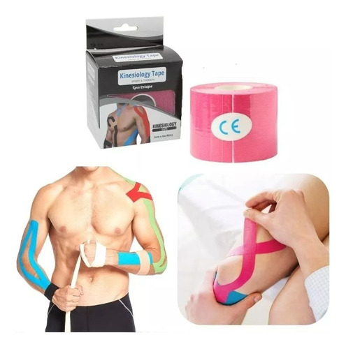 Cinta Tape Kinesiológico Muscular Deportiva Terapia