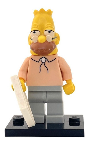 Lego Minifigura Abuelo Simpson Sierie 1 Simpsons 71005