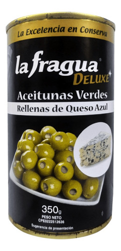 Bulto 12 Aceituna Rellena Queso Azul 350gr Fragua 0381 Ml.