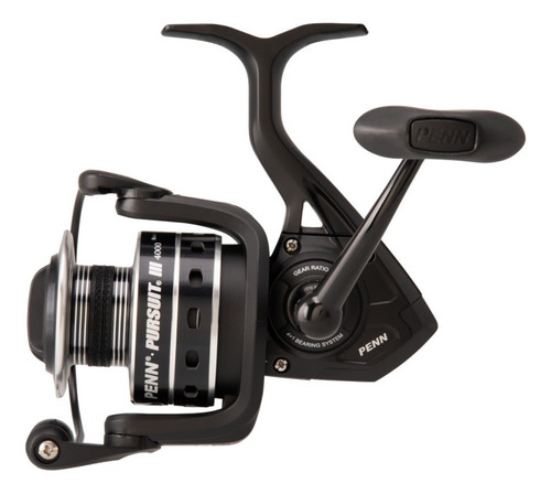 Reel frontal Penn Pursuit III PURIII4000 derecho/izquierdo color negro/plateado