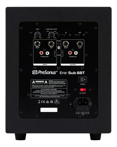 Presonus Eris Sub 8bt - Subwoofer De Estudio Activo De 8