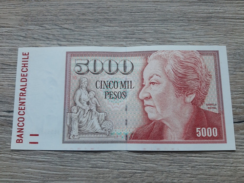 Imagen 4 de 7 de Billete 5.000 Antiguo De Papel Año 2006
