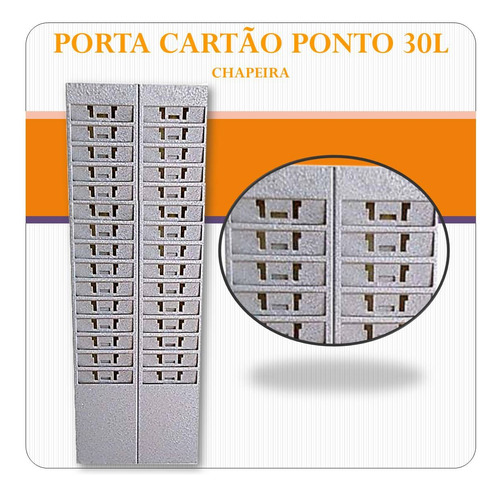 Porta Cartão Ponto 30 Lugares - Chapeira 30 Lugares.