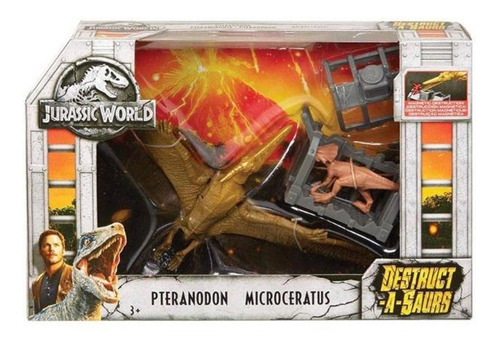 Jurassic World - Pteranodon Y Microceratus- Destruc A Saurs