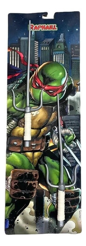 Tortuga Ninja Arma Sais Plastico Raphael Cod 0138