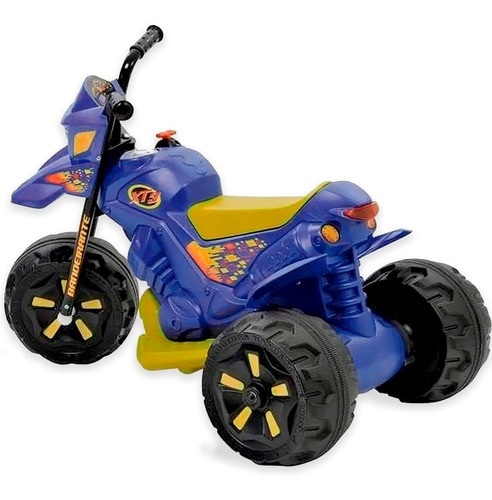 Moto Elétrica Infantil Xt3 Bandeirante Azul Menino 2 Marchas