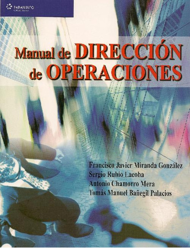 Libro Manual De Direccion De Operaciones De Francisco Javier