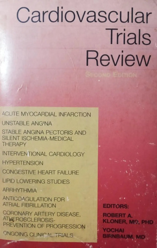Cardiovascular Trials Review 2da Edition Envìos Al Interior