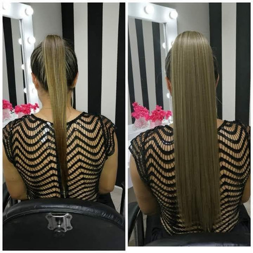 Coletas De Cabello Semi Naturales. Facil Colocación 