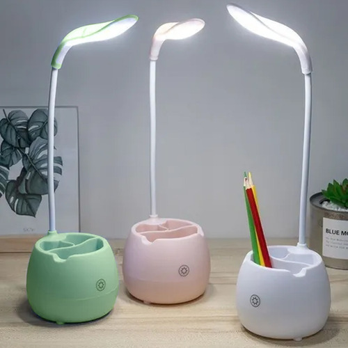 Lampara Led Táctil Flexible 360 Recargable Usb Porta Objetos