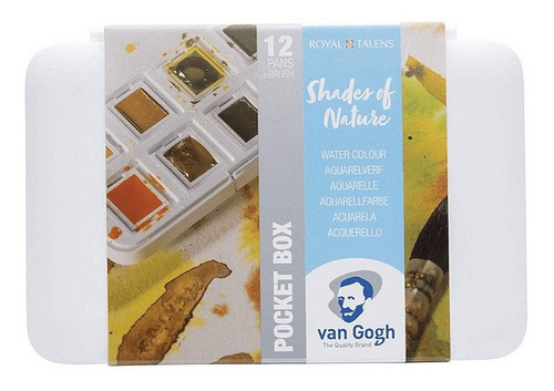Acuarela Pastilla Van Gogh Pocket Box Shades Of Nature