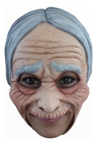 Máscara De Abuelita Old Lady Halloween Ghoulish Color Nude