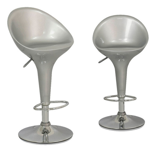 Silla Bar Sale Espaldar Gris X2 Moblihouse