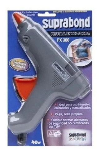 Pistola Encolada Suprabond Px 300 Grand + 2 Barras Adhesivas