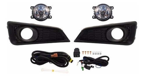 Juego Faros De Niebla City 14 15 16 Rejillas Switch Hm6